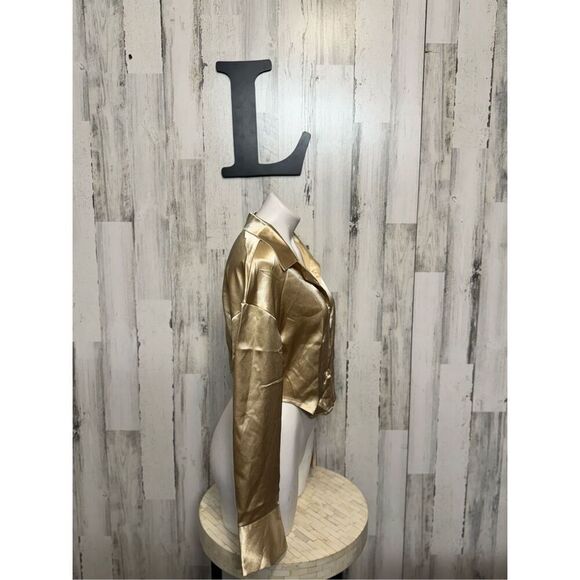 Silk blouse size large - Picture 3 of 7